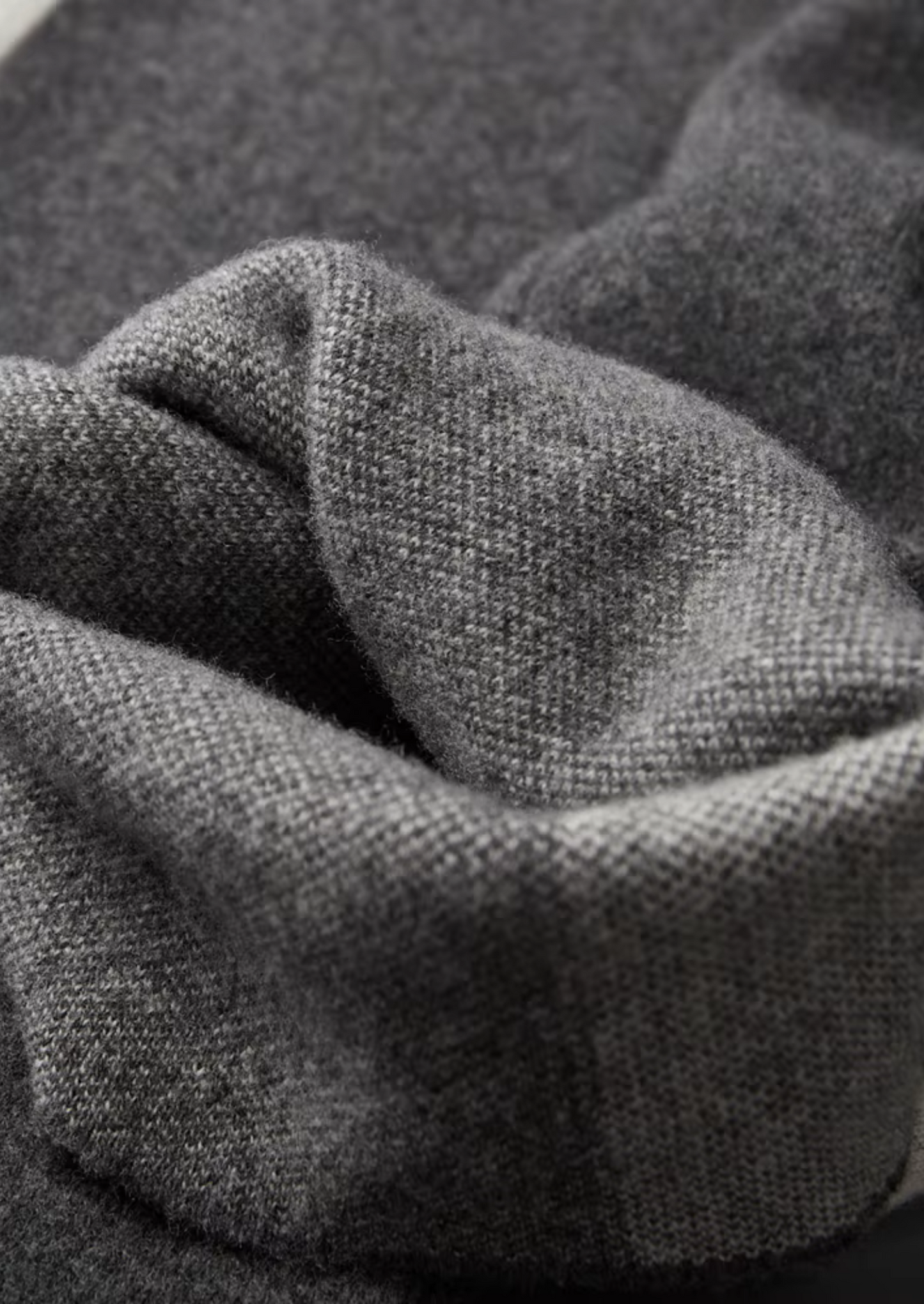 Pure Extra-Fine Merino Wool Wide Leisure Trousers | Vallentty