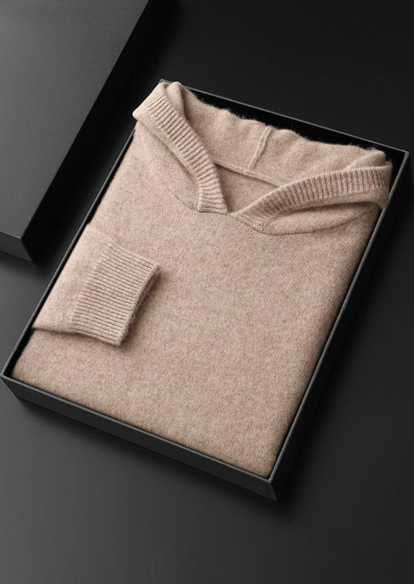 Premium Cashmere Leisure Hoodie | Vallentty