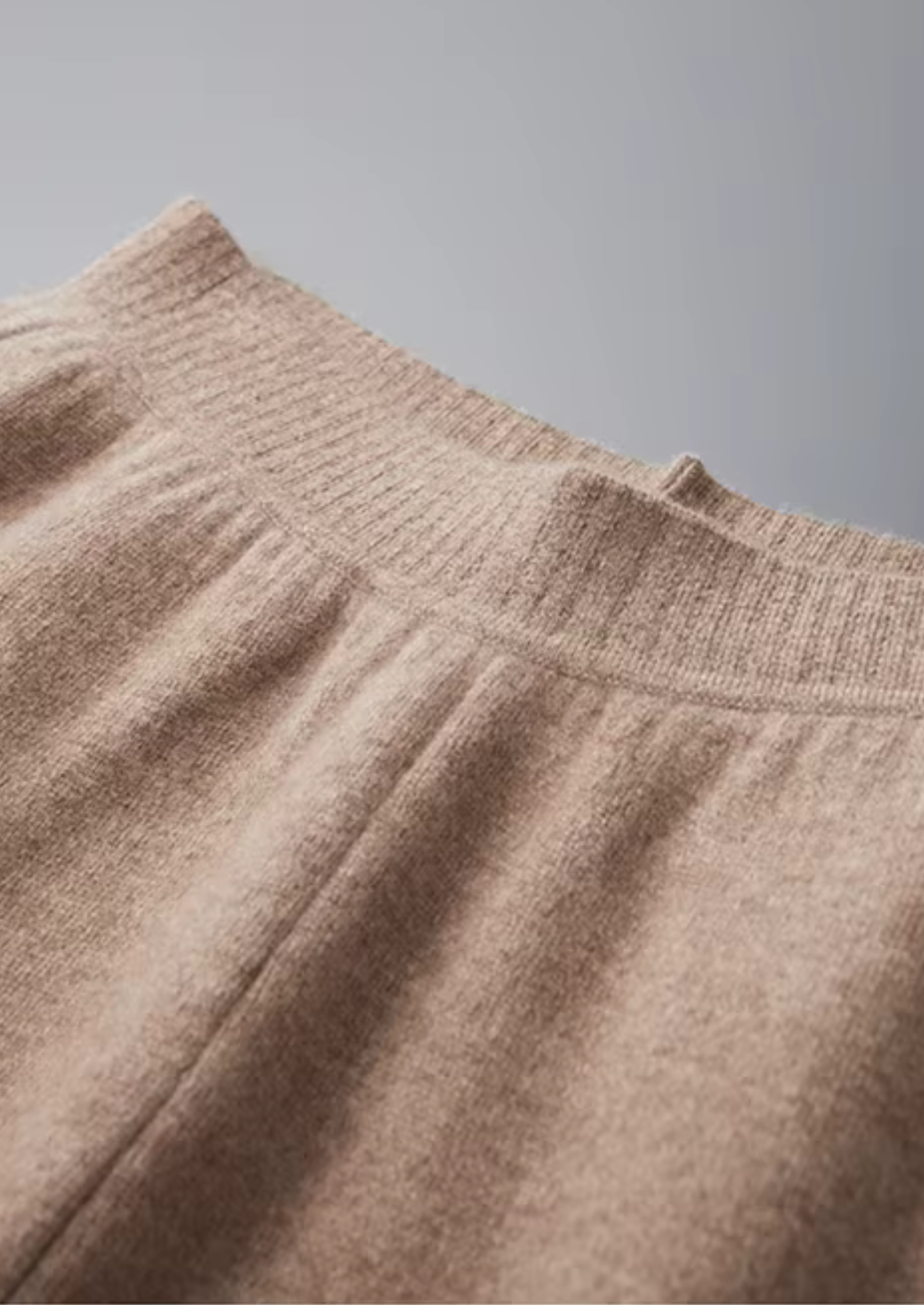 Premium Cashmere Straight Trousers | Vallentty