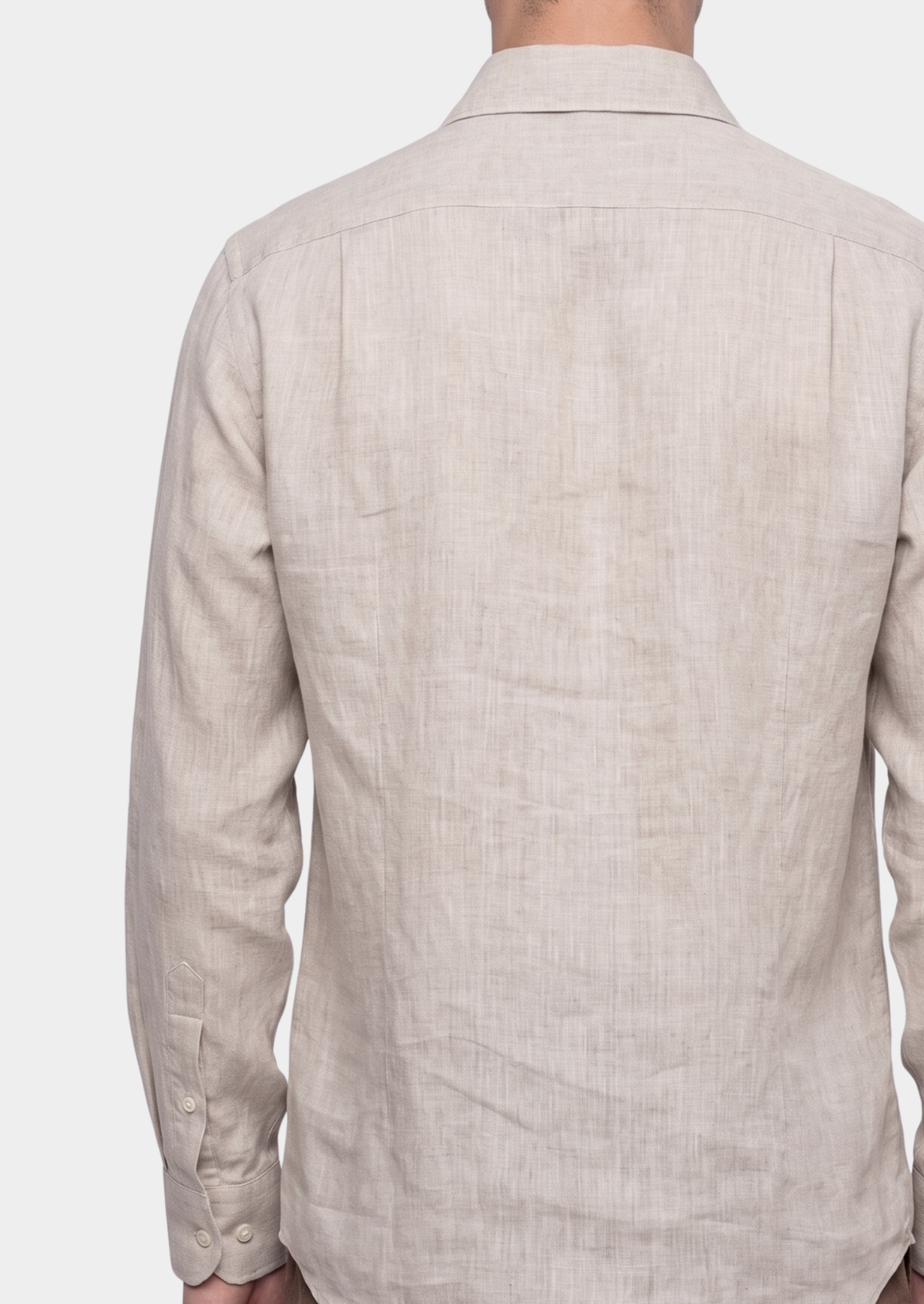 Amalfi Coastal Shirt - Light Beige | Vallentty