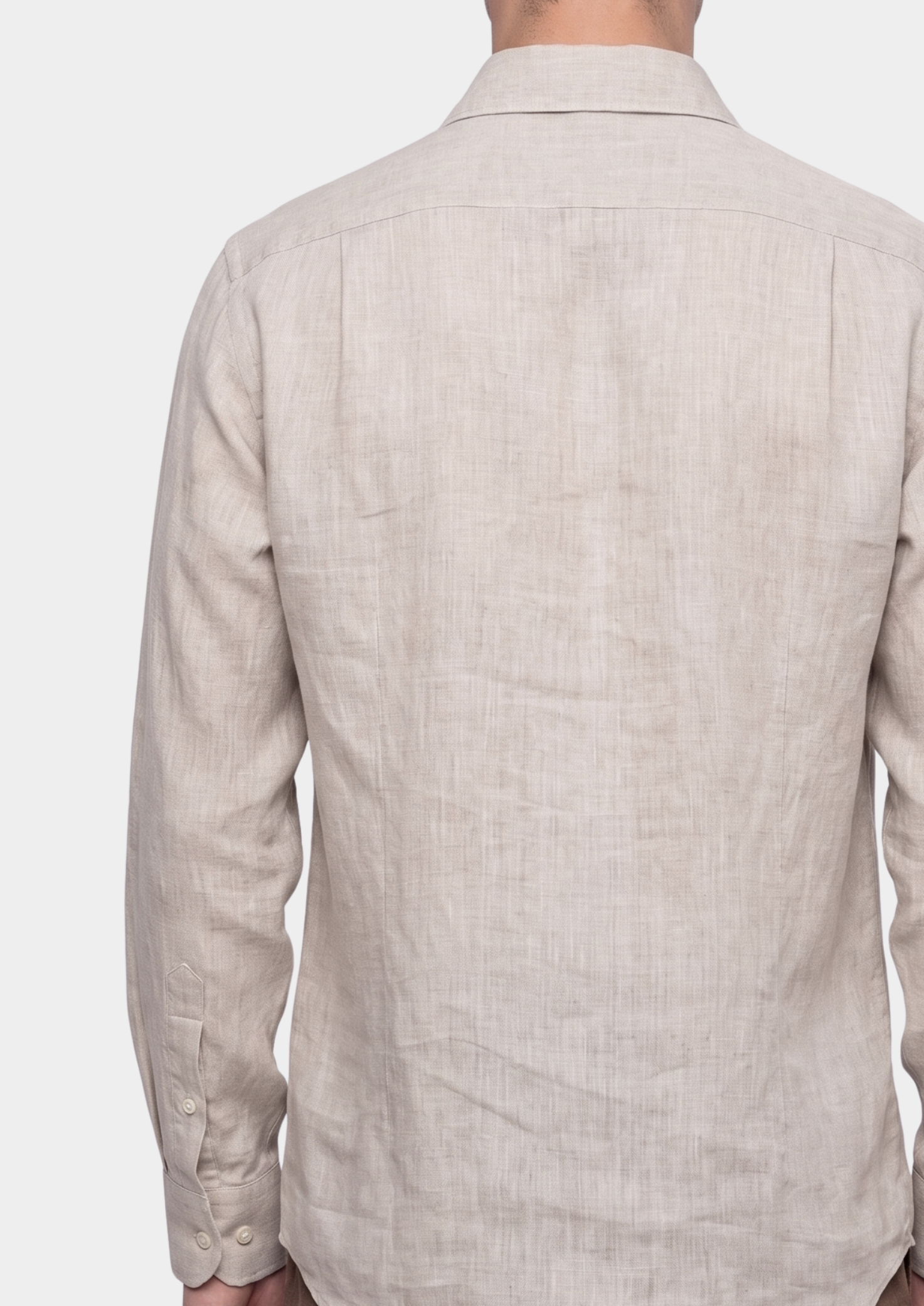 Amalfi Coastal Shirt - Light Beige | Vallentty