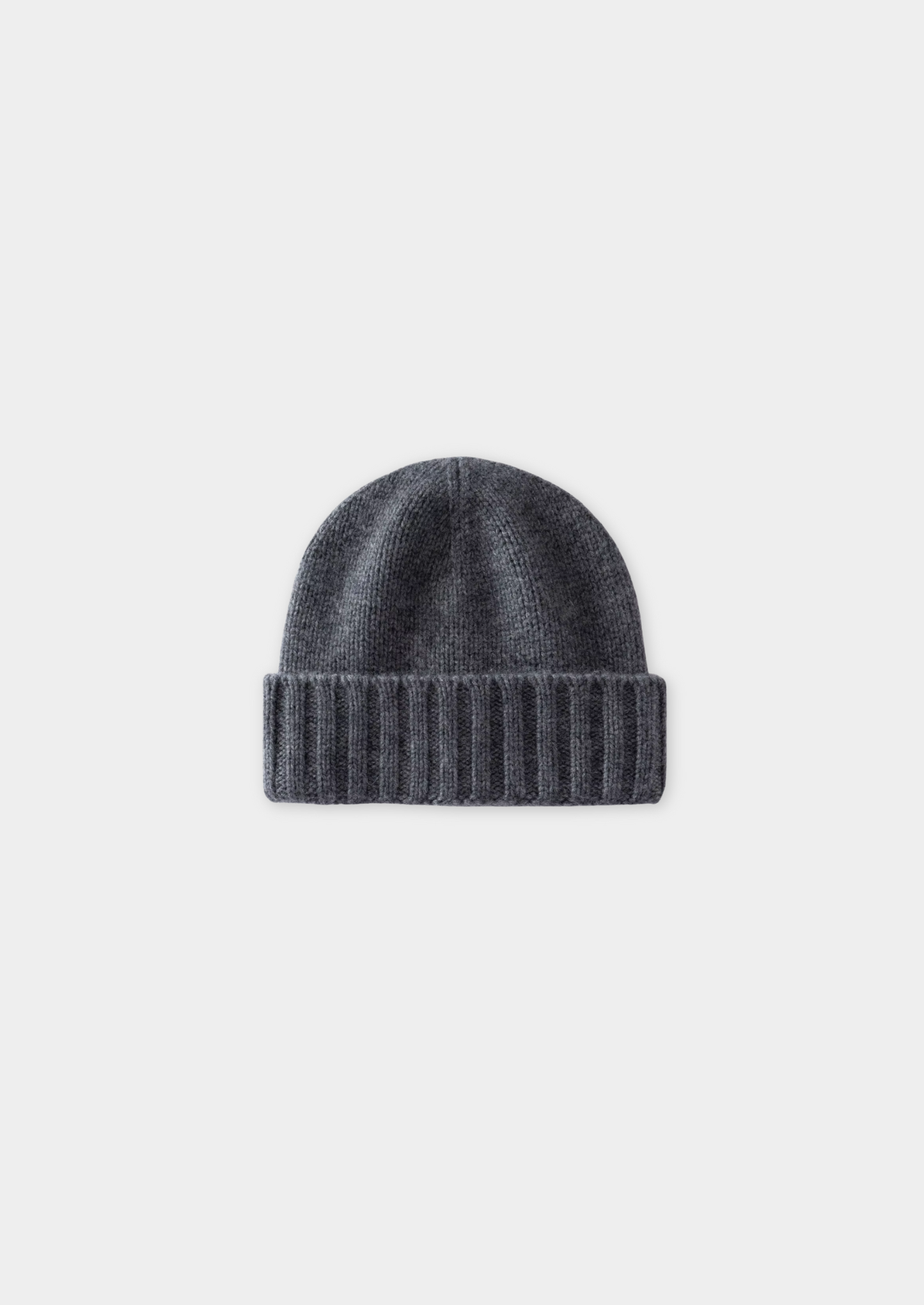 Dark Gray Cashmere Wintertime Beanie | Vallentty