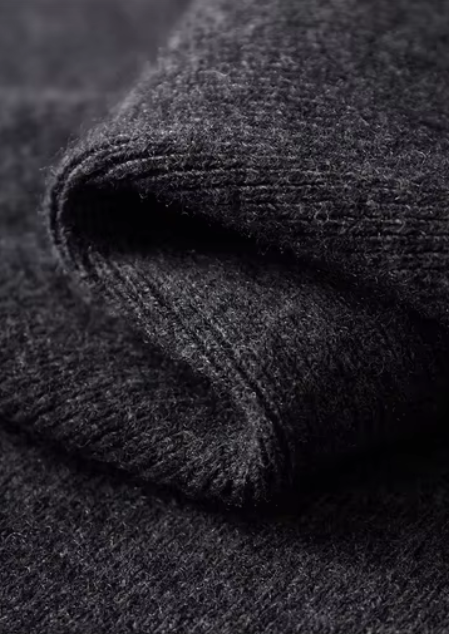 Pure Extra-Fine Merino Wool Ribbed Polo Cardigan | Vallentty