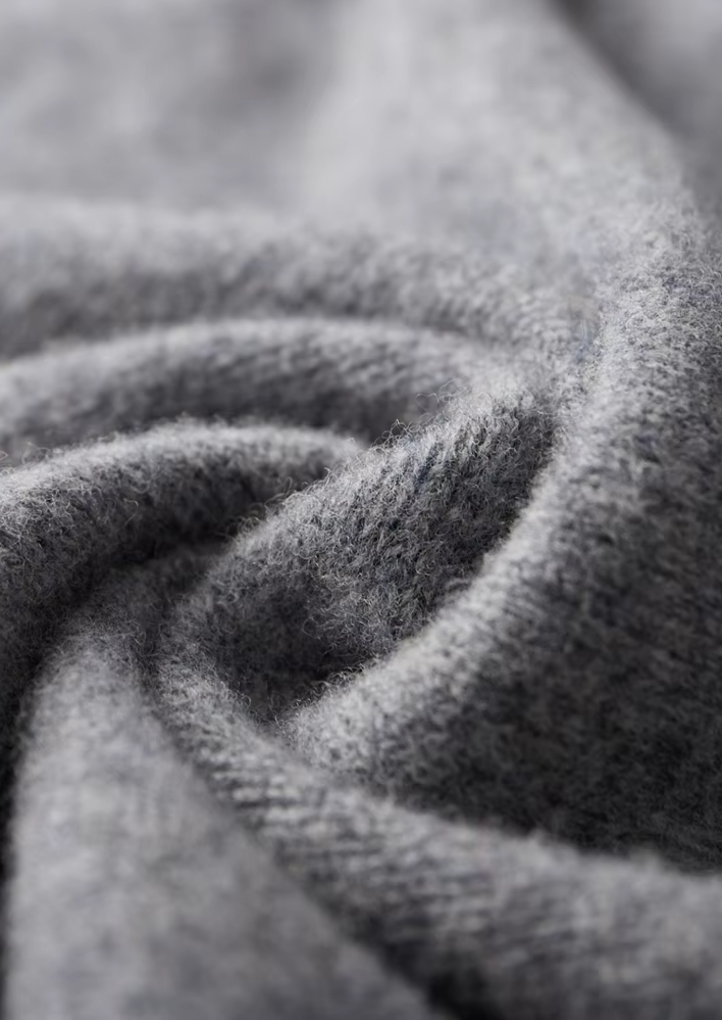 Pure Extra-Fine Merino Wool Two-Tone Zip Cardigan | Vallentty