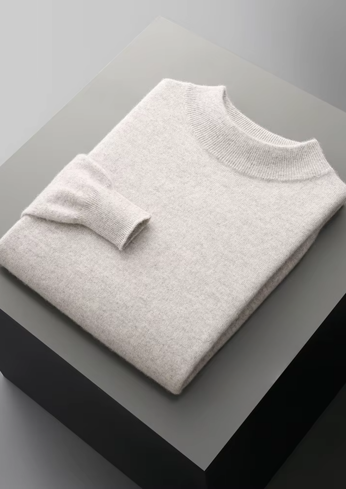 Pure Extra-Fine Merino Wool Classic Mockneck | Vallentty