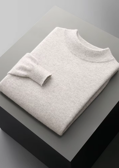 Pure Extra-Fine Merino Wool Classic Mockneck | Vallentty