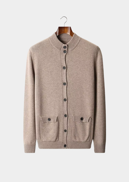 Pure Extra-Fine Merino Wool Button Cardigan | Vallentty