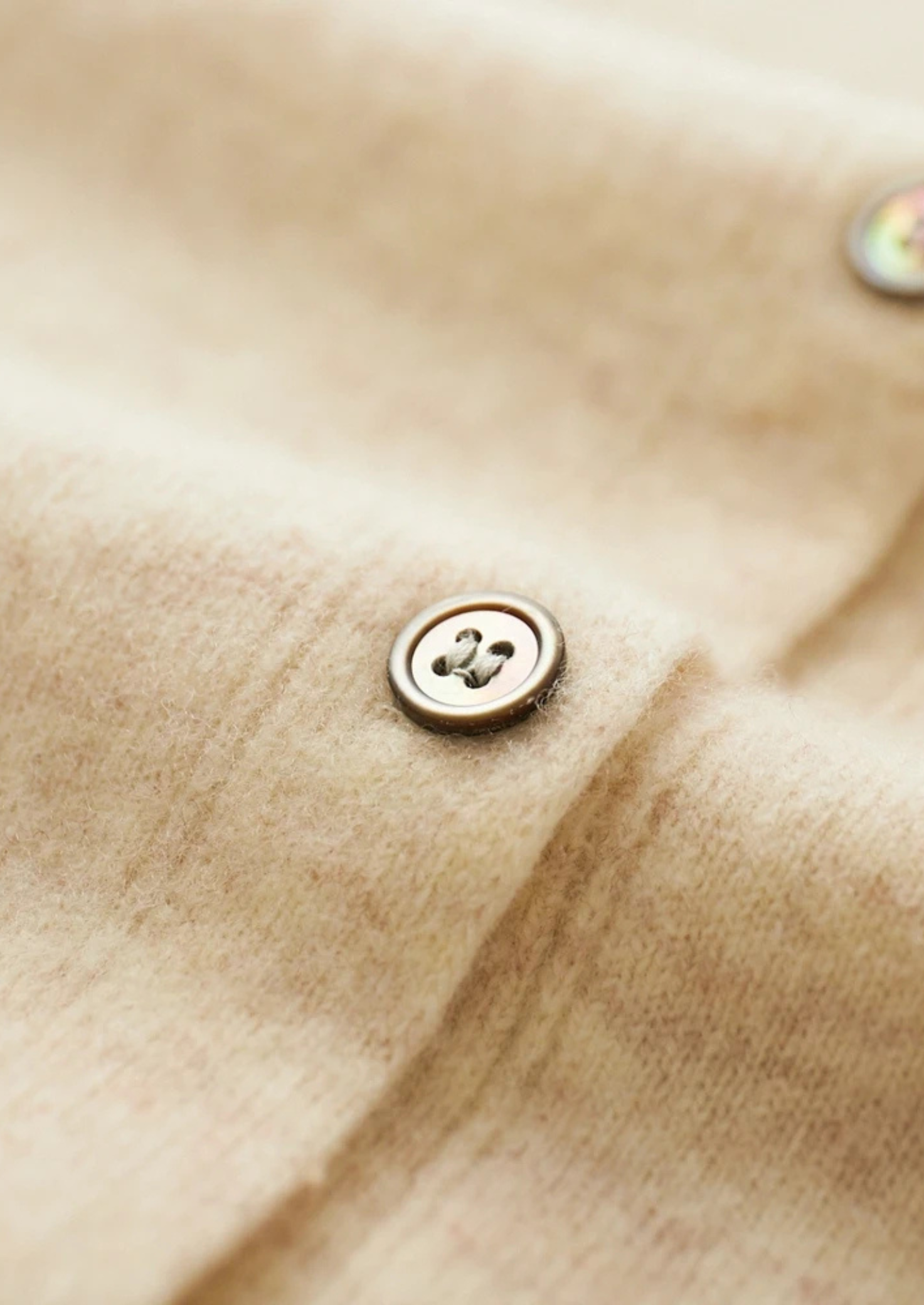Pure Extra-Fine Merino Wool Polo Cardigan | Vallentty