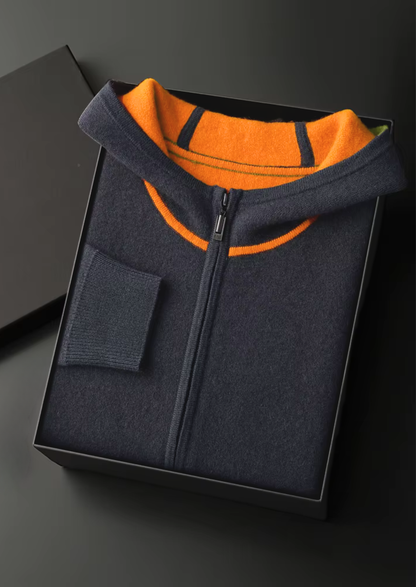 Premium Cashmere Deep Gray Milano Leisure Set | Vallentty