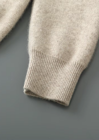 Pure Extra-Fine Merino Wool V-Neck Cardigan | Vallentty