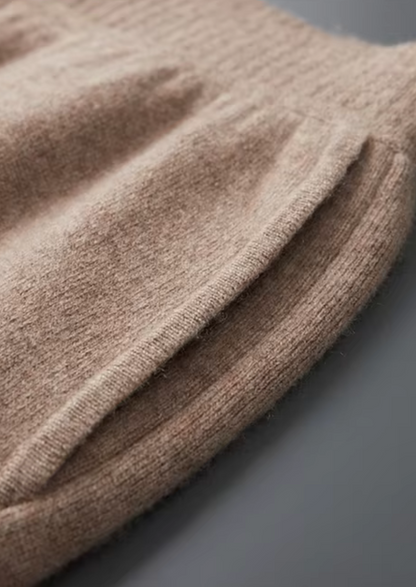 Premium Cashmere Straight Trousers | Vallentty