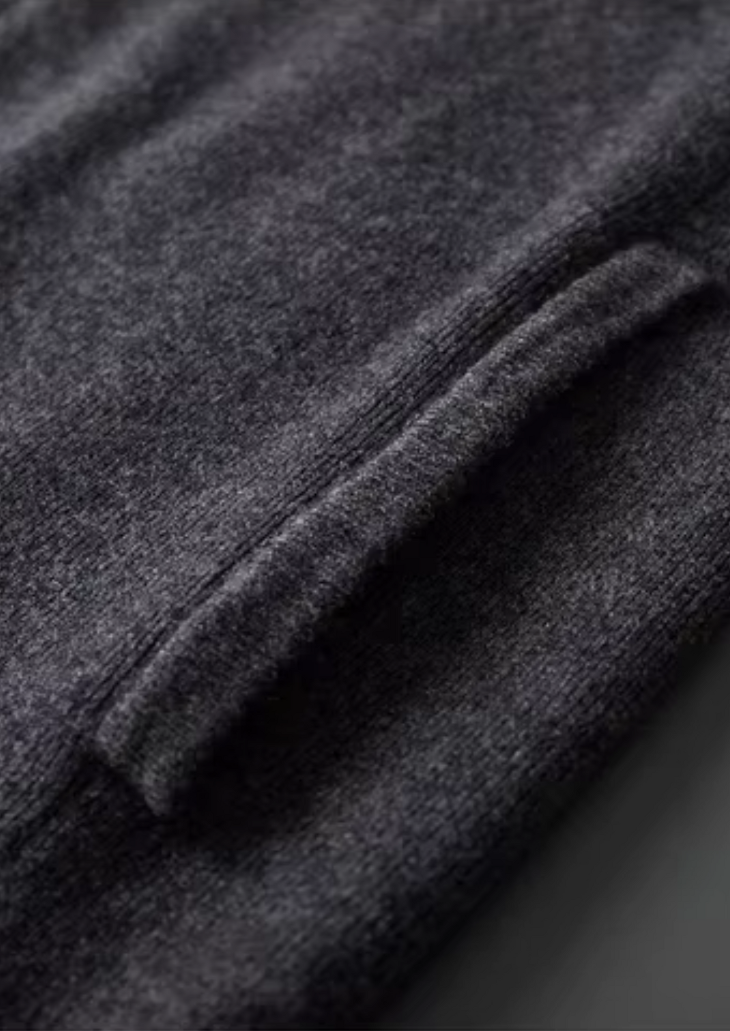 Pure Extra-Fine Merino Wool Ribbed Polo Cardigan | Vallentty