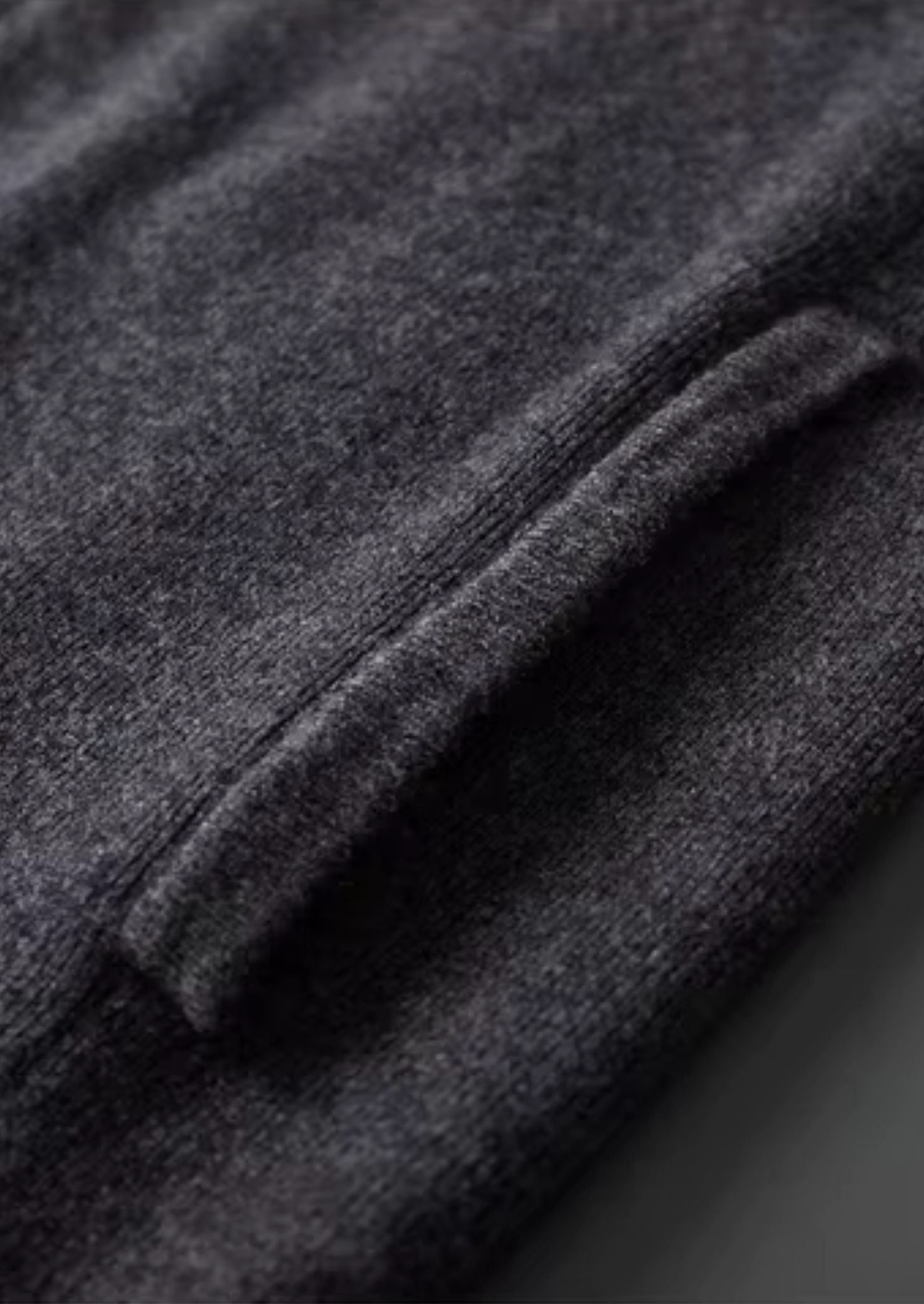 Pure Extra-Fine Merino Wool Ribbed Polo Cardigan | Vallentty