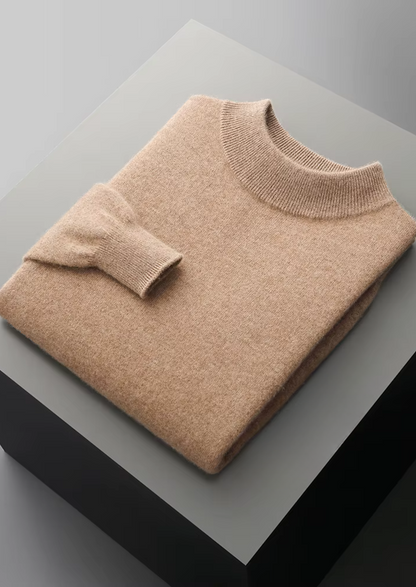 Pure Extra-Fine Merino Wool Classic Mockneck | Vallentty