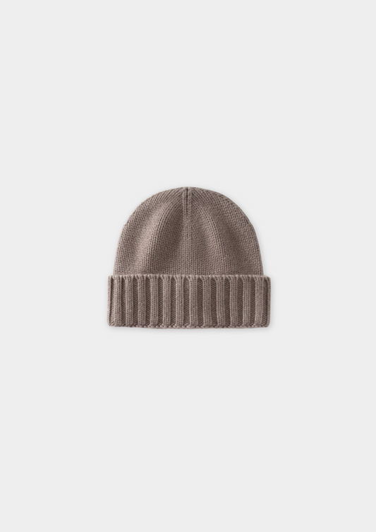 Beige Cashmere Wintertime Beanie | Vallentty