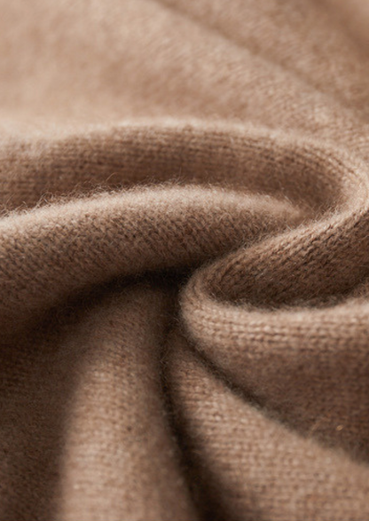 Pure Cashmere Beige Essential Crewneck | Vallentty