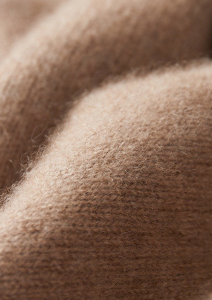 Pure Cashmere Beige Essential Crewneck | Vallentty