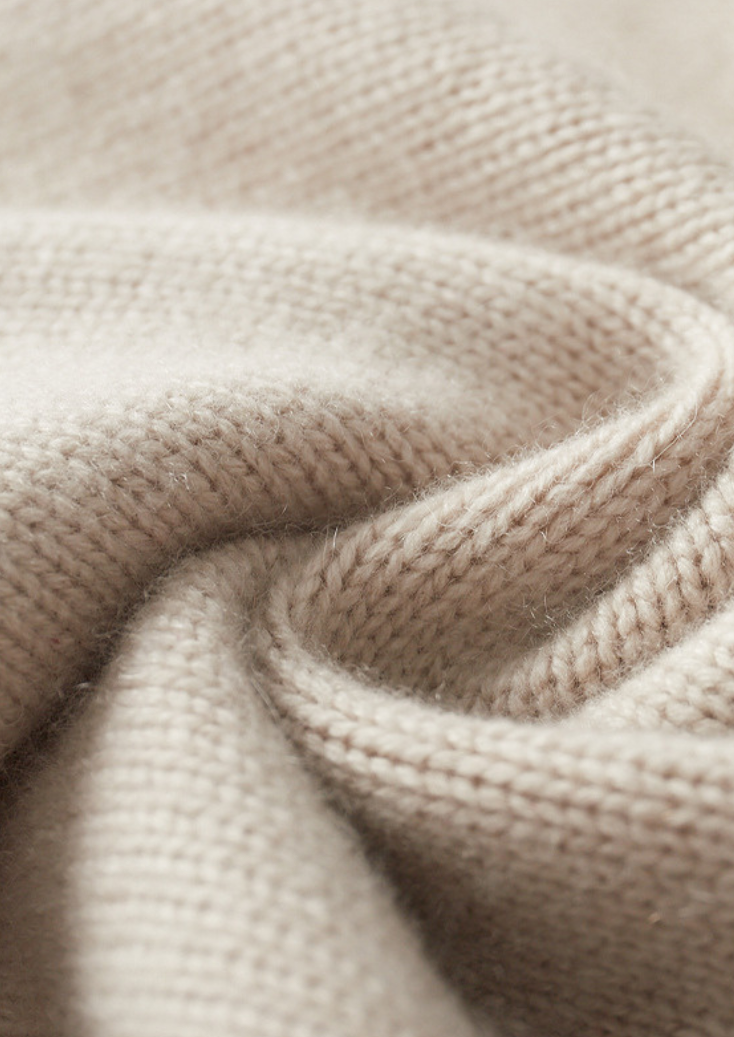 Pure Cashmere Off White Half Zip Sweater | Vallentty