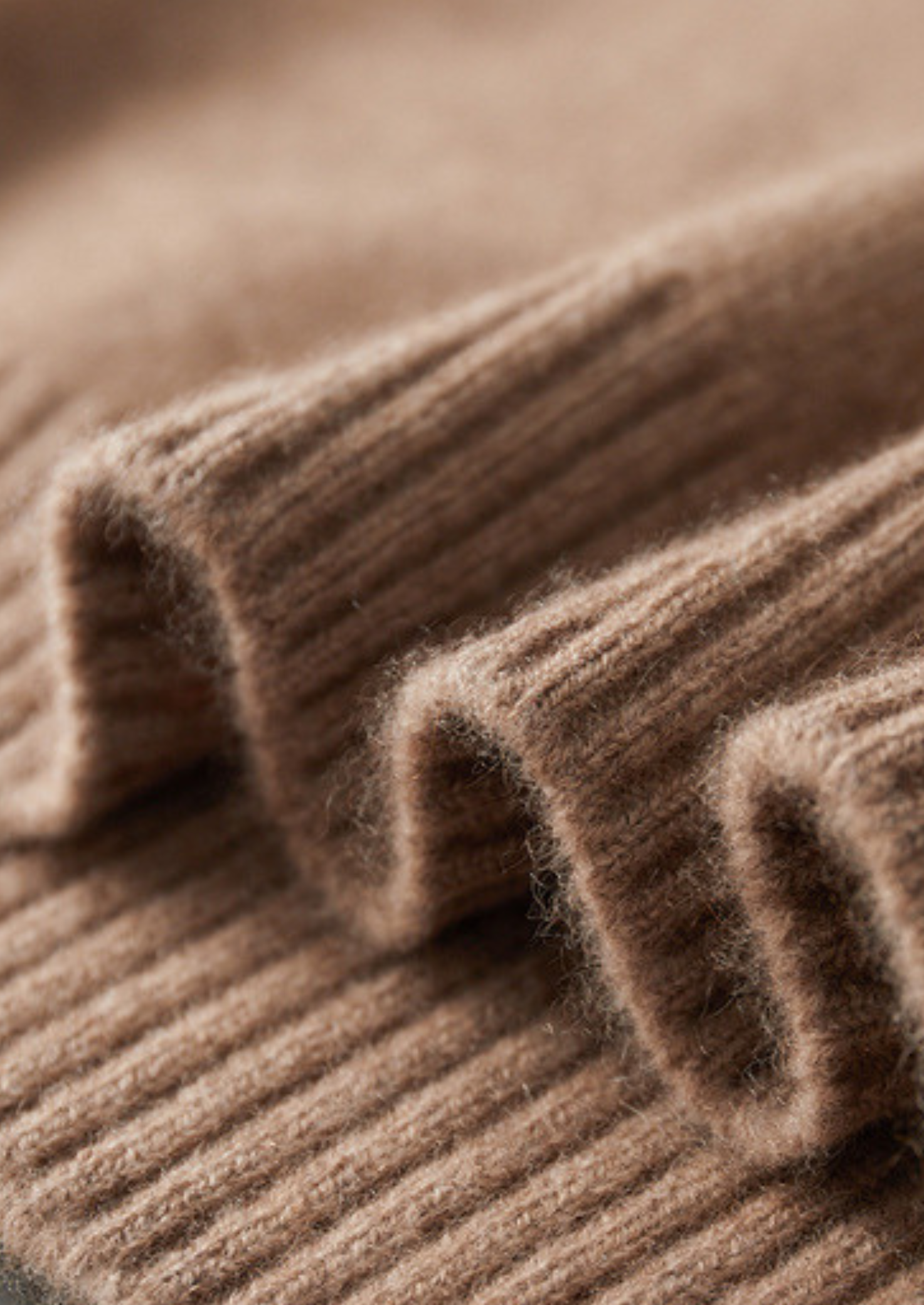 Pure Cashmere Beige Essential Crewneck | Vallentty