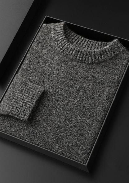 Pure Cashmere Gray Essential Crewneck | Vallentty