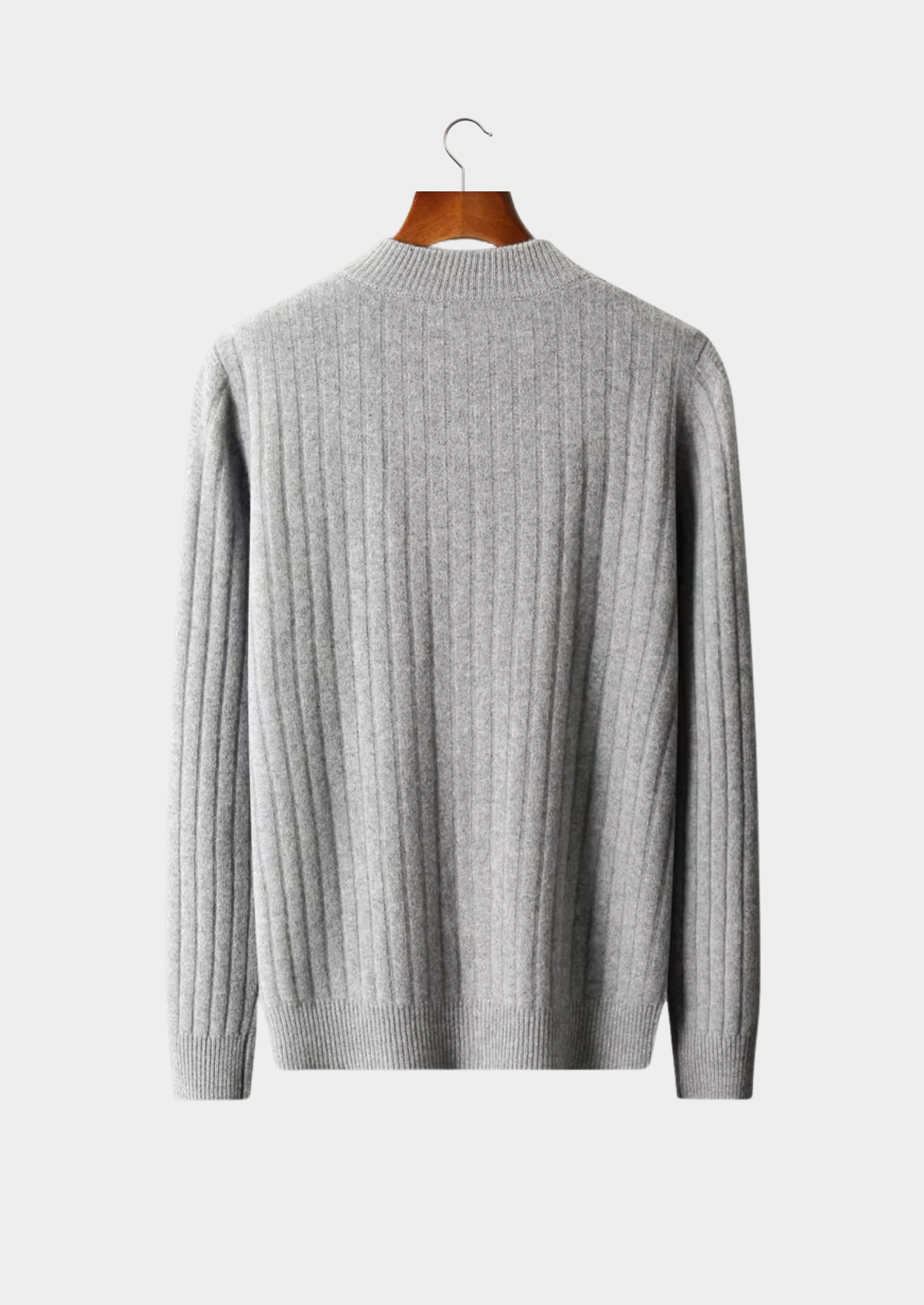 Pure Extra-Fine Merino Wool Patterned Zip Cardigan | Vallentty
