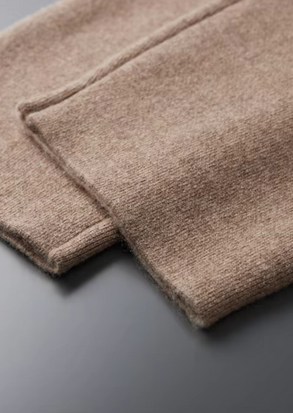 Premium Cashmere Straight Trousers | Vallentty