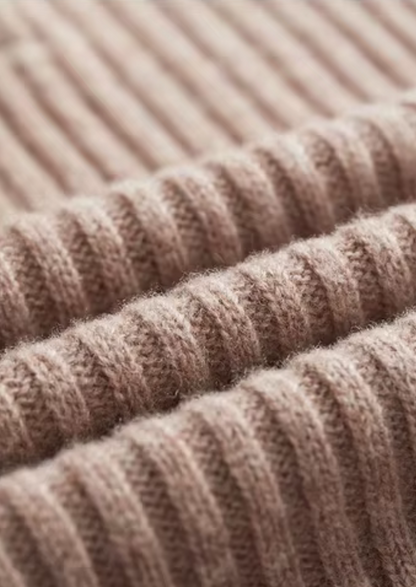 Pure Extra-Fine Merino Wool Ribbed Henley Sweater | Vallentty