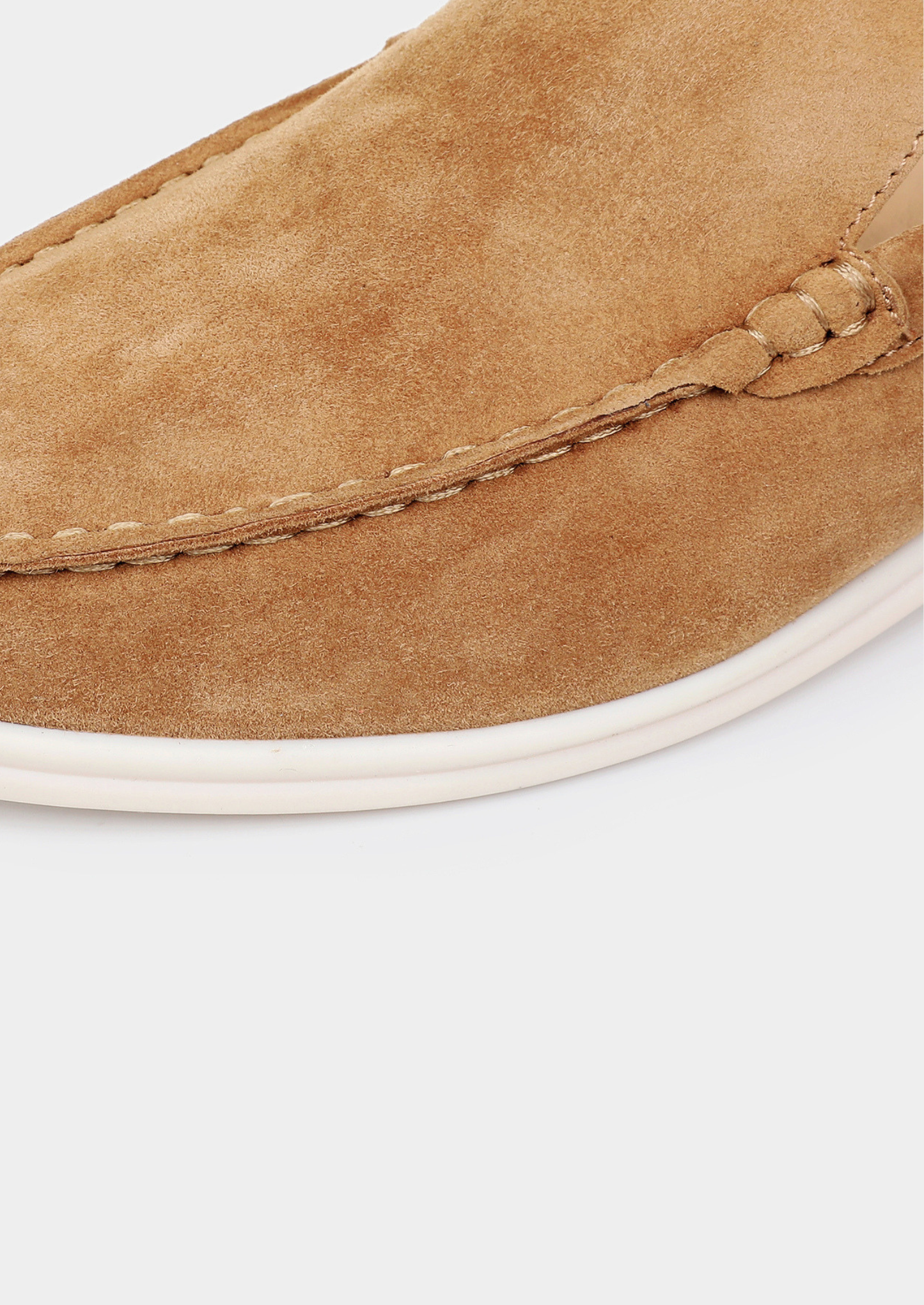 Caramel Marina Suede Slipper | Vallentty