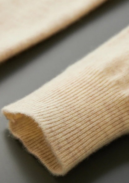 Pure Extra-Fine Merino Wool Polo Cardigan | Vallentty