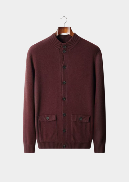Pure Extra-Fine Merino Wool Button Cardigan | Vallentty