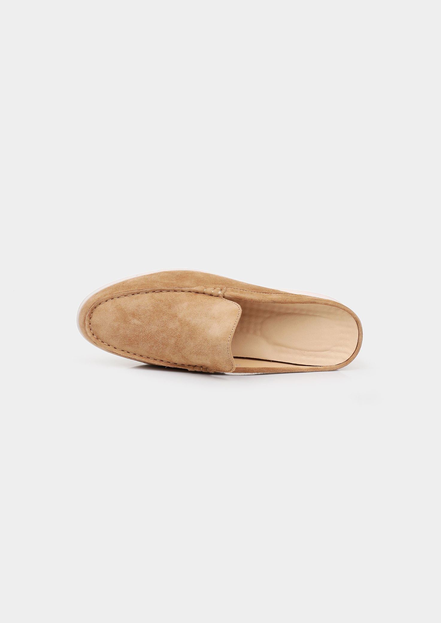 Caramel Marina Suede Slipper | Vallentty