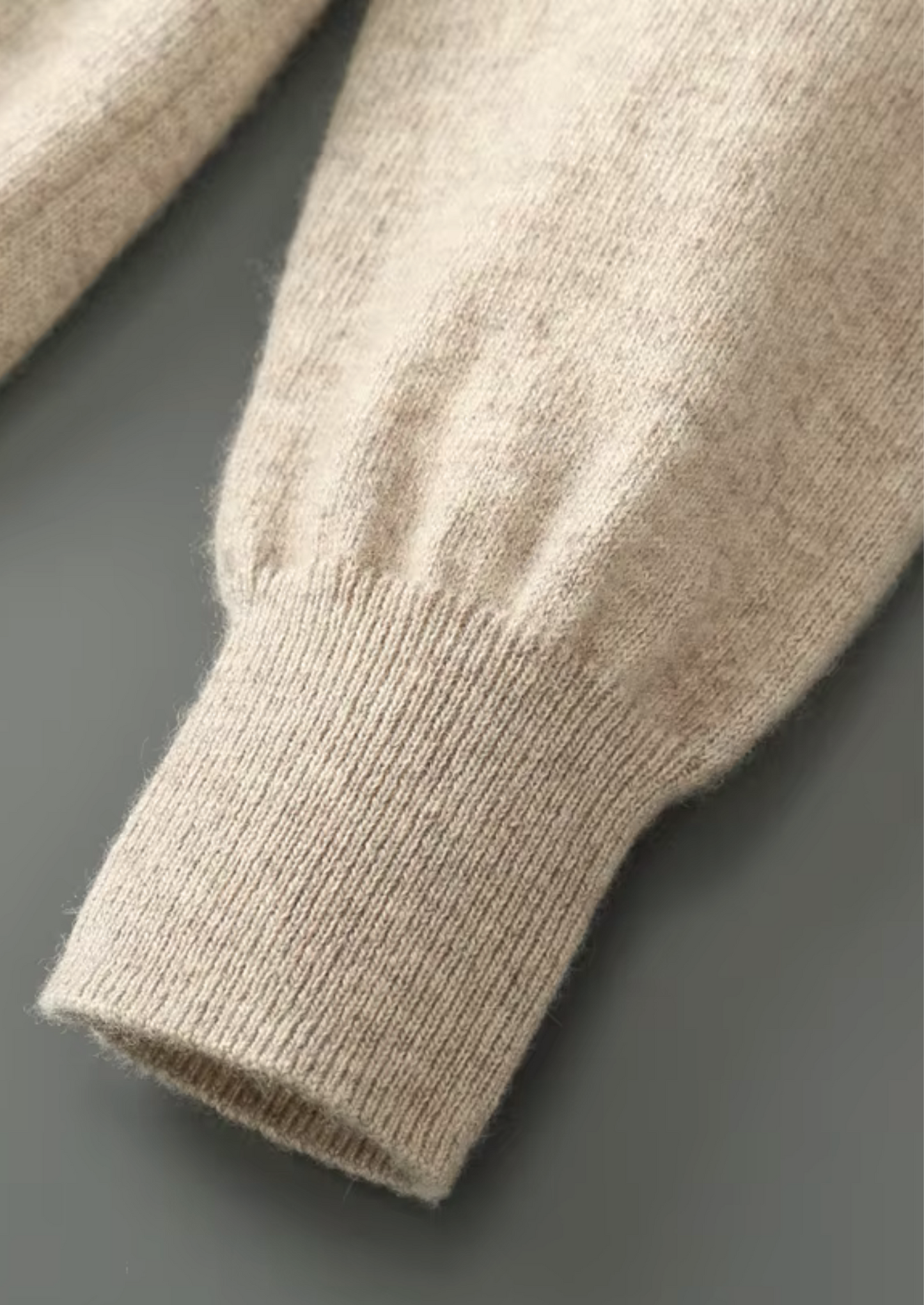 Pure Extra-Fine Merino Wool Half Zip Sweater | Vallentty