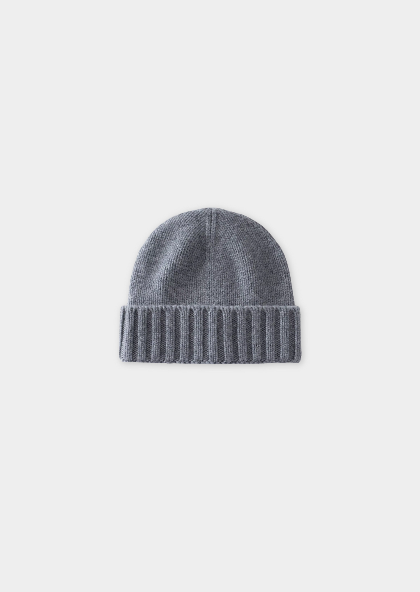 Light Gray Cashmere Wintertime Beanie | Vallentty