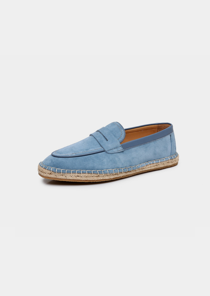 Penny Seaside Espadrilles - Light Blue | Vallentty