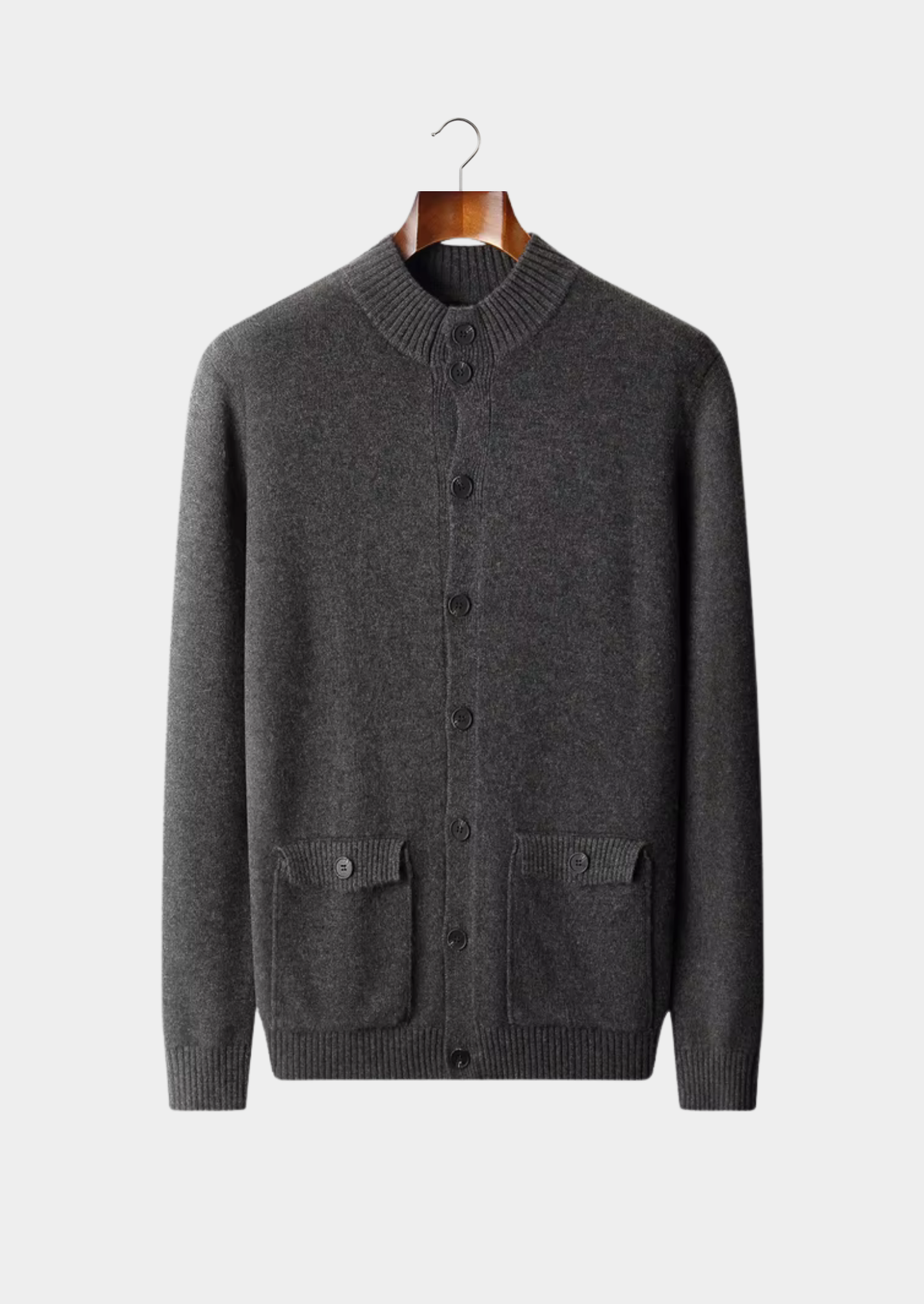 Pure Extra-Fine Merino Wool Button Cardigan | Vallentty