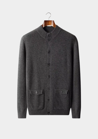 Pure Extra-Fine Merino Wool Button Cardigan | Vallentty