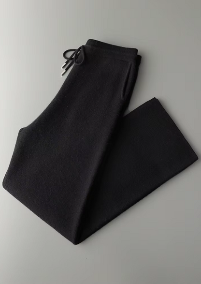 Premium Cashmere Relaxed Trousers | Vallentty