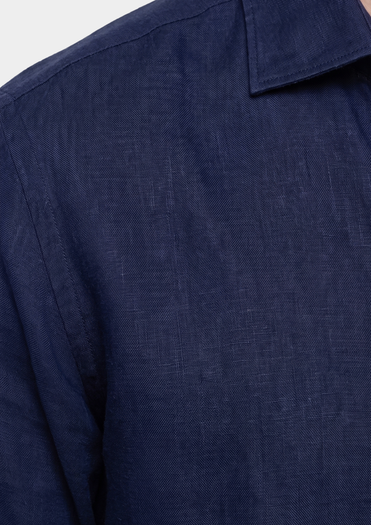 Amalfi Coastal Shirt - Navy Blue | Vallentty