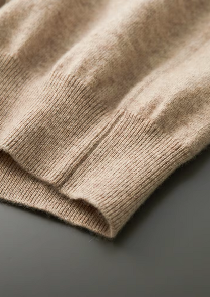 Pure Extra-Fine Merino Wool Classic V-Neck Sweater | Vallentty