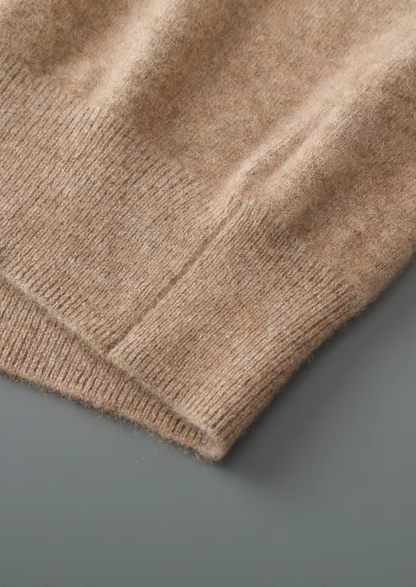 Pure Extra-Fine Merino Wool V-Neck Vest | Vallentty
