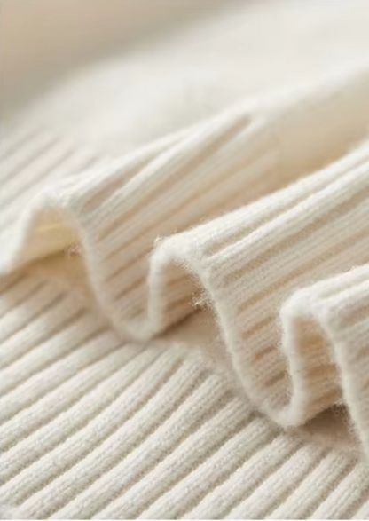 Pure Extra-Fine Merino Wool Classic Button Sweater | Vallentty