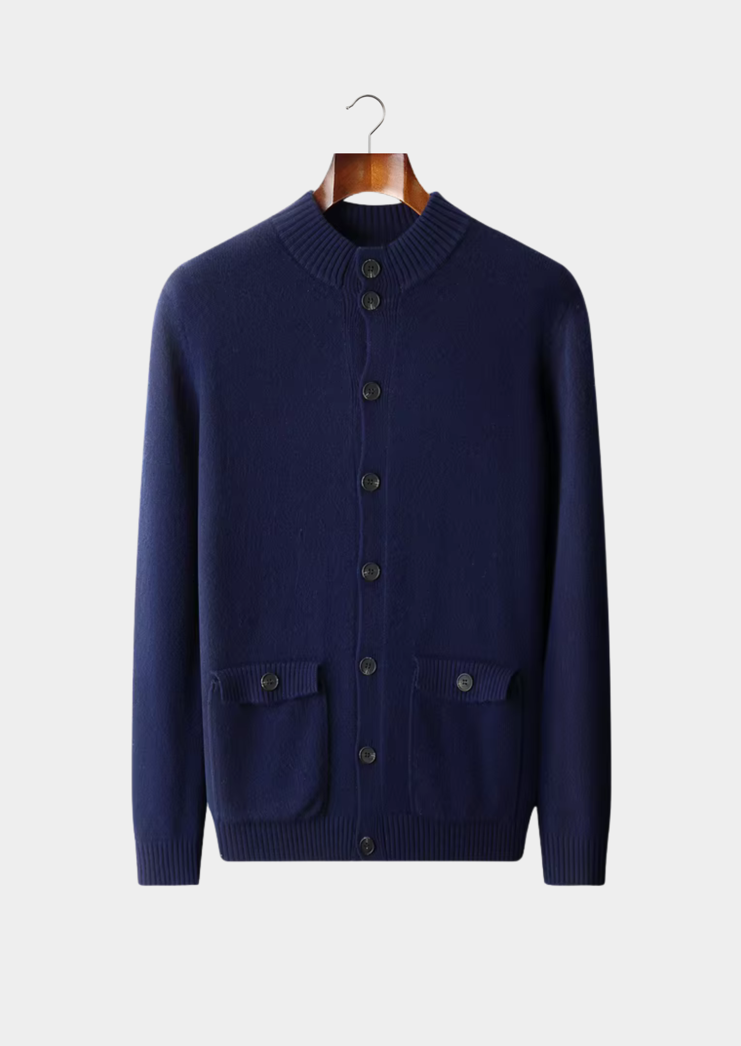 Pure Extra-Fine Merino Wool Button Cardigan | Vallentty