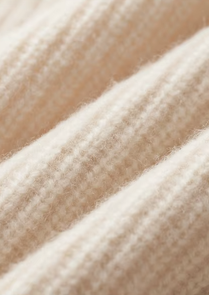 Pure Extra-Fine Merino Wool Half Zipper Hoodie | Vallentty