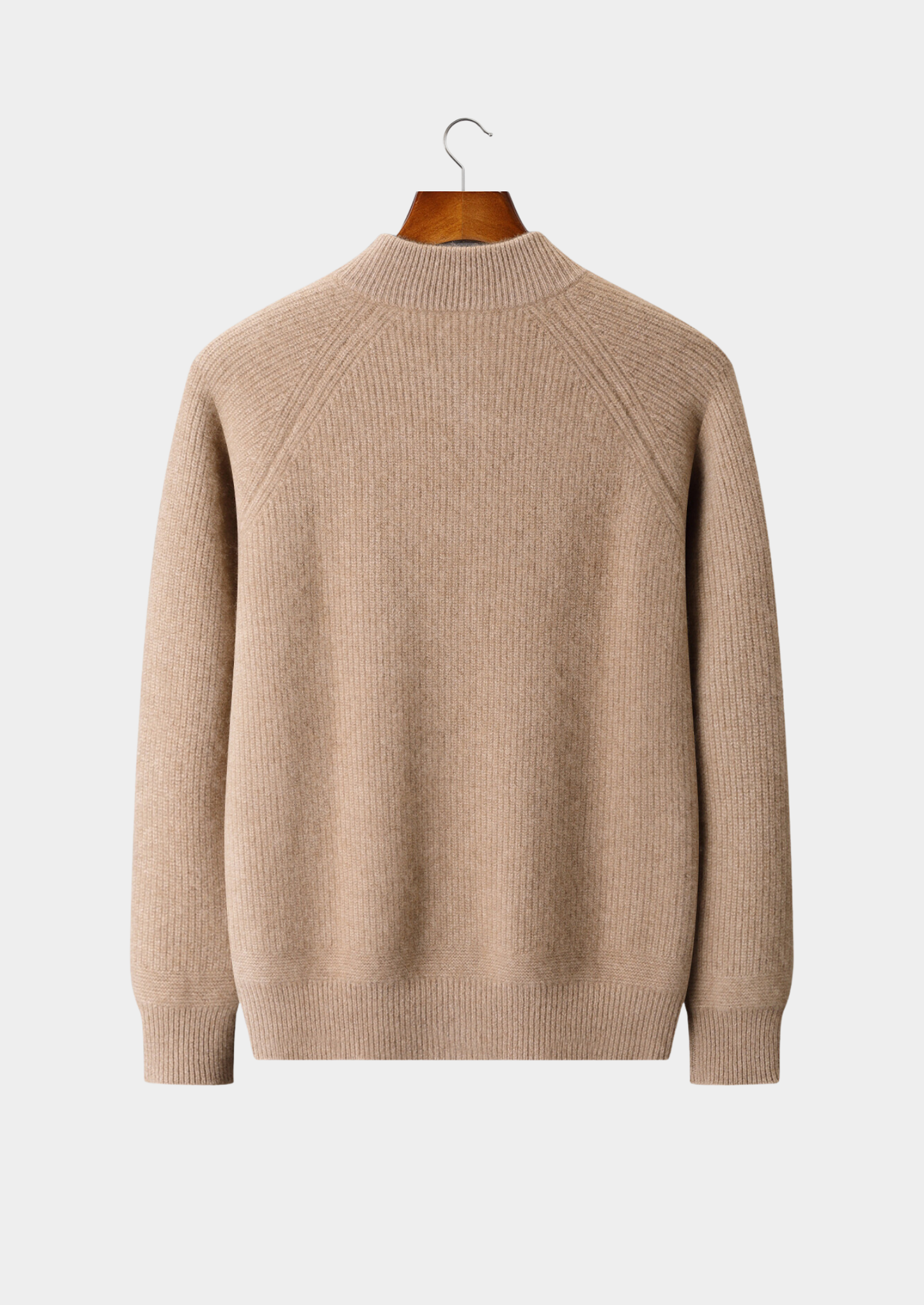Pure Cashmere Beige Button Overshirt | Vallentty