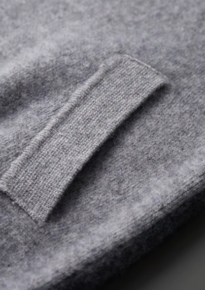 Premium Cashmere Dark Gray Torino Leisure Set | Vallentty