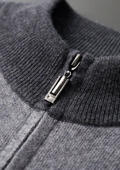 Premium Cashmere Dark Gray Torino Leisure Set | Vallentty