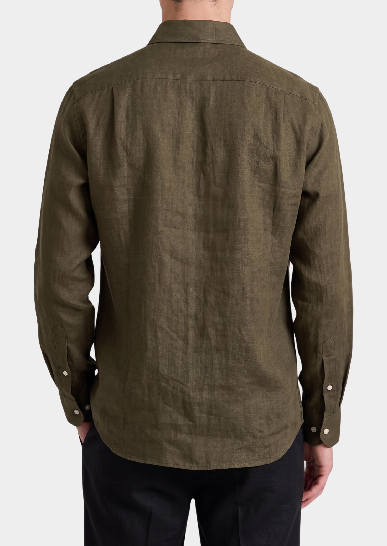 Amalfi Coastal Shirt - Olive | Vallentty