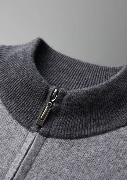 Premium Cashmere Dark Gray Torino Leisure Set | Vallentty