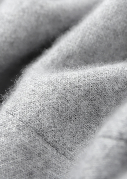 Premium Cashmere Light Gray Alain Leisure Set | Vallentty