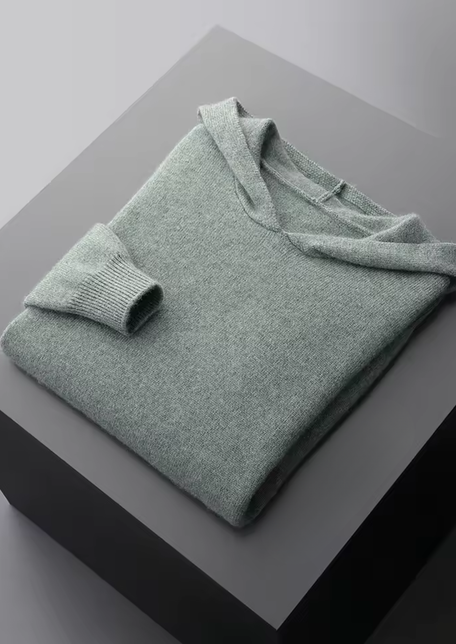 Premium Cashmere Essential Hoodie | Vallentty